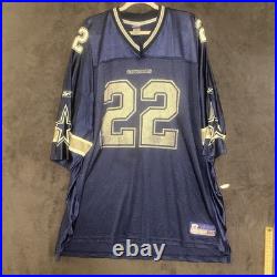 Reebok NFL Dallas Cowboys Emmitt Smith Jersey 4XL Vintage y2k See Photos