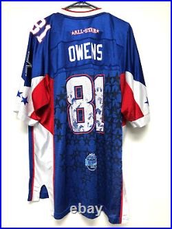 Reebok TERRELL OWENS Cowboys 2008Pro Bowl/All Star #-81 Jersey Size Large