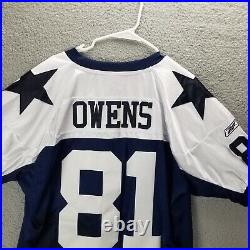 Reebok Terrell Owens 2007 Sewn Dallas Cowboys Jersey Sz 52 XL 100% Authentic