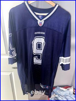 Reebok Tony Romo Dallas Cowboys NFL jersey mens xl stitched sewn