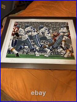 Rick Rush Hand Signed & Numbered(185 Of Only 310 Made)Dallas Cowboys Lithograph Rick Rush Hand Signed & Numbered(185 Of Only 310 Made)Dallas Cowboys Lithograph
