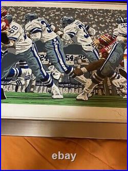 Rick Rush Hand Signed & Numbered(185 Of Only 310 Made)Dallas Cowboys Lithograph Rick Rush Hand Signed & Numbered(185 Of Only 310 Made)Dallas Cowboys Lithograph