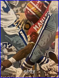 Rick Rush Hand Signed & Numbered(185 Of Only 310 Made)Dallas Cowboys Lithograph Rick Rush Hand Signed & Numbered(185 Of Only 310 Made)Dallas Cowboys Lithograph