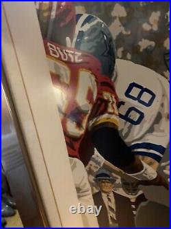 Rick Rush Hand Signed & Numbered(185 Of Only 310 Made)Dallas Cowboys Lithograph Rick Rush Hand Signed & Numbered(185 Of Only 310 Made)Dallas Cowboys Lithograph
