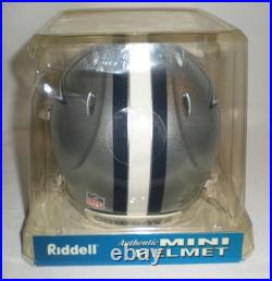 Riddell Dallas Cowboys Authentic Mini Revolution Helmet #977/2002 Used in Box