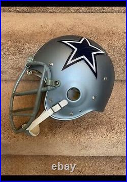 Riddell Kra-Lite II 1972 Suspension Football Helmet Dallas Cowboys John Niland
