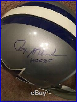Riddell Kra-Lite RK2 Football Helmet- 1964-66 Dallas Cowboys Staubach Autograph
