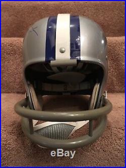 Riddell Kra-Lite RK2 Football Helmet- 1964-66 Dallas Cowboys Staubach Autograph