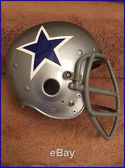 Riddell Kra-Lite TK Suspension Football Helmet 1966 Dallas Cowboys- Bob Lilly