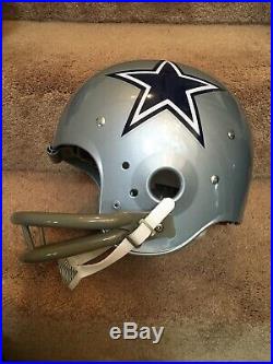 Riddell TK Suspension Football Helmet 1976 Dallas Cowboys- Roger Staubach