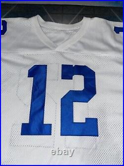 Roger Staubach #12 Dallas Cowboys Hall Of Fame Jersey Mens Sz 56 Preowned