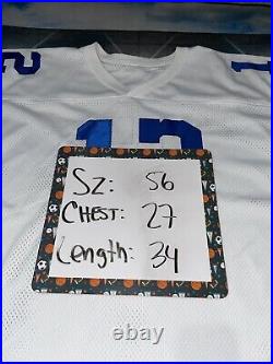 Roger Staubach #12 Dallas Cowboys Hall Of Fame Jersey Mens Sz 56 Preowned