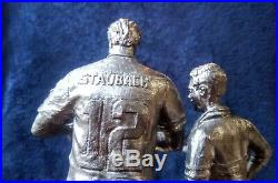 Roger Staubach Dallas Cowboys 1995 Michael Ricker The Legend Lives Statue Pewter