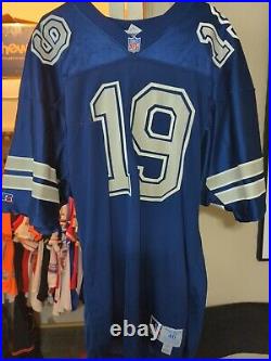 Russell Athletic Jersey John Jett #19 NFL Dallas Cowboys Size 46 Original Blue
