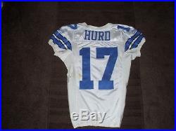 Sam Hurd Dallas Cowboys Game Used Worn Jersey Photo Match Coa