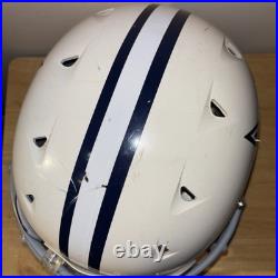 Schutt Dallas Cowboys NFL Team Issued Adult Full Size Football Helmet White Used