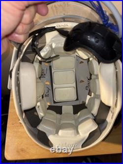 Schutt Dallas Cowboys NFL Team Issued Adult Full Size Football Helmet White Used