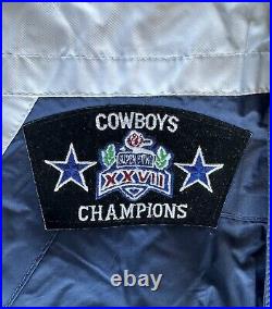Size 2XL Vintage Dallas Cowboys Super Bowl 27 Champions Puffer Jacket