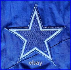 Size Large Vintage Dallas Cowboys Authentic Pro-Line By Apex One Puffer Jacket