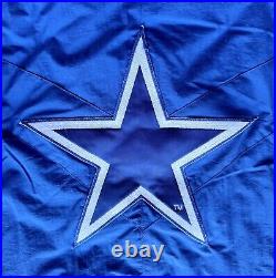 Size Large Vintage Dallas Cowboys Authentic Pro-Line By Apex One Puffer Jacket