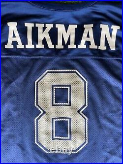 Size Medium Vintage Troy Aikman Dallas Cowboys Logo Athletic Jersey
