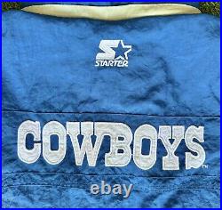 Size XL Vintage Dallas Cowboys Starter Puffer Jacket