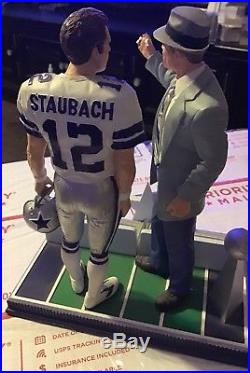 Sports Impressions Signed Tom Landry Roger Staubach Cowboys Super Bowl XII