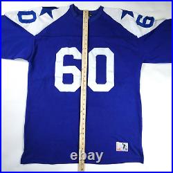 Stall & Dean NFL Throwbacks 1960 Dallas Cowboys Anniversary Jersey Size XXL 2XL
