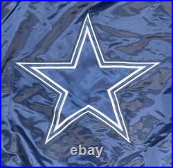 Starter G-III NFL Dallas Cowboys Satin Bomber Jacket Size Medium