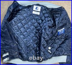Starter G-III NFL Dallas Cowboys Satin Bomber Jacket Size Medium Starter G-III NFL Dallas Cowboys Satin Bomber Jacket Size Medium