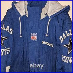 Starter Pro Line Dallas Cowboys Jacket Men's Size XXL Vintage