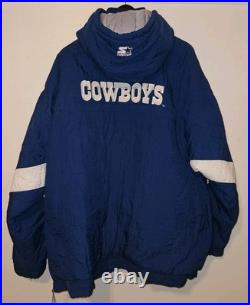 Starter Pro Line Dallas Cowboys Jacket Men's Size XXL Vintage