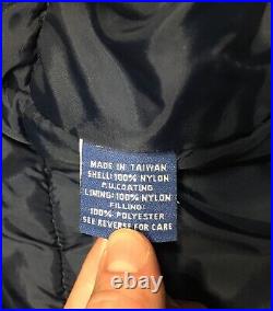 Starter Vtg Dallas Cowboys Mens NFL Blue Football Parka Coat Jacket Size Large