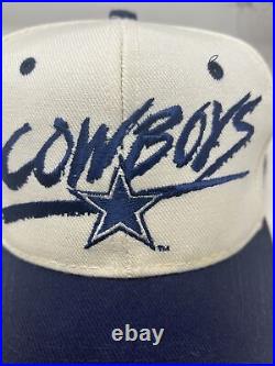Super Rare 90's Dallas Cowboys Drew Pearson Graffiti Vintage Snapback Hat/Cap