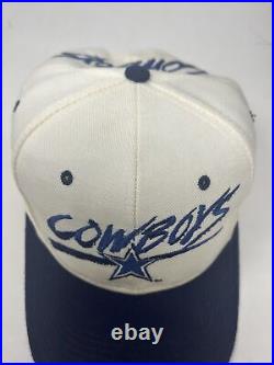 Super Rare 90's Dallas Cowboys Drew Pearson Graffiti Vintage Snapback Hat/Cap