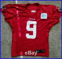 TONY ROMO Red QB training Camp Dallas Cowboys 2013 Practice Used Issued Jersey