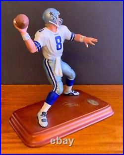 TROY AIKMAN-Dallas Cowboys QB, DANBURY MINT Statue, no COO but with Original Box
