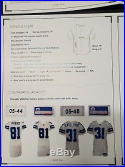 Terrell Owens Game Used Cowboys Jersey