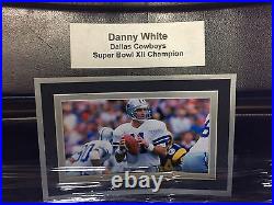 Texas Stadium Dallas Cowboys QB Seat Back Tony Romo Staubach Troy Aikman White