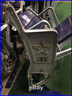 Texas Stadium Figural Star Logo End Cap Seats Dallas Cowboys GAME USED COA RARE