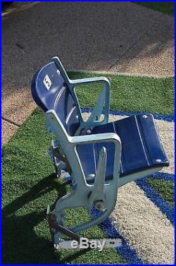 Texas Stadium Seats Dallas Cowboys Game USED Connected Pair of Chairs seats COA