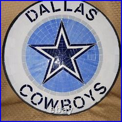 The Danbury Mint Dallas Cowboys Mosaic Table