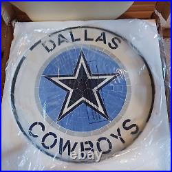 The Danbury Mint Dallas Cowboys Mosaic Table