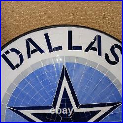 The Danbury Mint Dallas Cowboys Mosaic Table