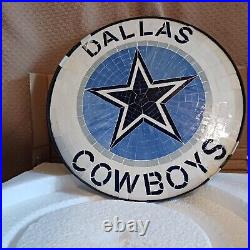 The Danbury Mint Dallas Cowboys Mosaic Table