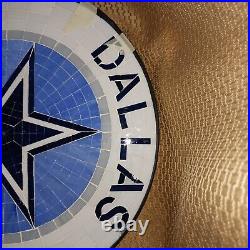 The Danbury Mint Dallas Cowboys Mosaic Table