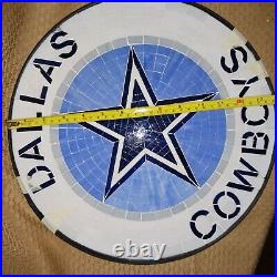 The Danbury Mint Dallas Cowboys Mosaic Table