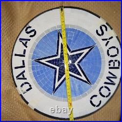 The Danbury Mint Dallas Cowboys Mosaic Table