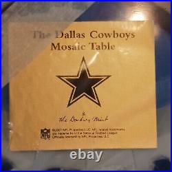 The Danbury Mint Dallas Cowboys Mosaic Table