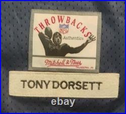 Tony Dorsett Dallas Cowboys Mitchell Ness Authentic Stitched Jersey Sz 52 XL/XXL